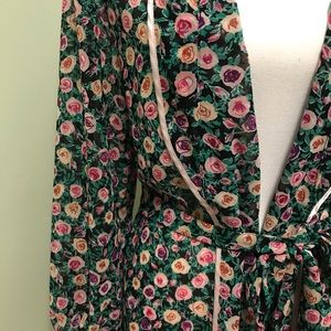 Sheer floral Prima Donna wrap cover up